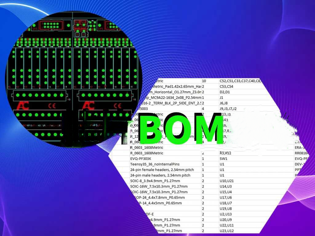 Bom | Pcb Bom List | Pcb Bill of Materials | Pcb Smt Assembly | Circuitcardassembly